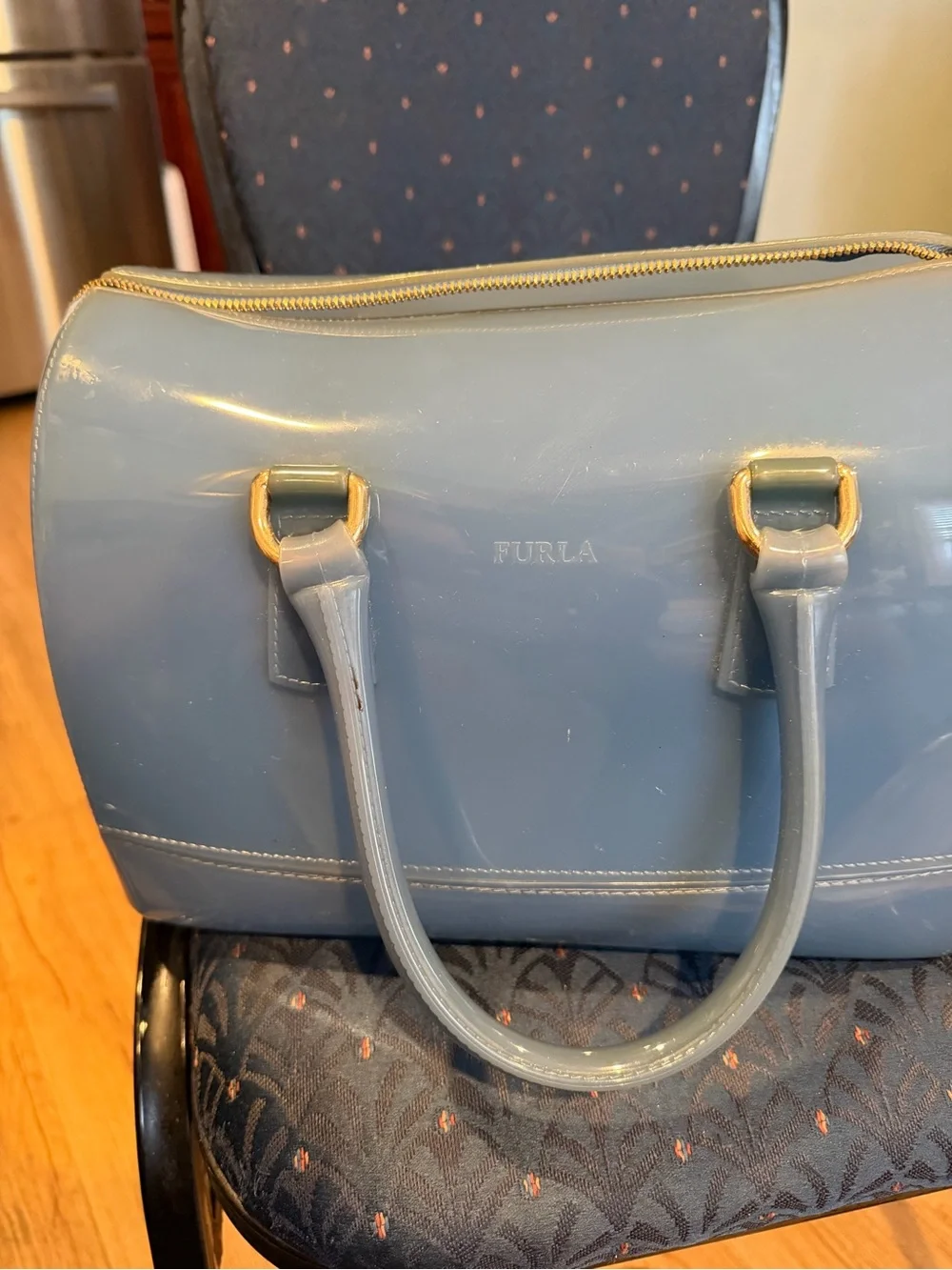 Furla Candy Blue Satchel